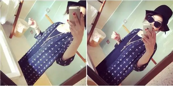 Printed Chiffon Long Paragraph Cardigan Sweater Cross-Conditioned Beach Sun Protection Clothing Free Shipping |