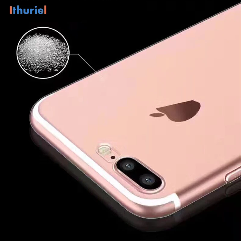 Прозрачный мягкий гибкий гелевый ТПУ чехол для iPhone 8 7 6s 6 Plus|for iphone|clear casetransparent case |