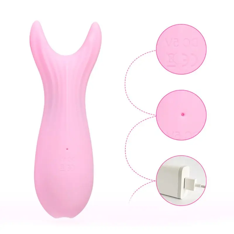 10 Частотный вибратор USB Перезаряжаемый силиконовый симулятор для женщин секс