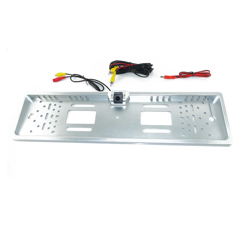 EU car license frame camera rear view 170 wide viewing degree silvery water-proof+shock-proof+night visin on sale | Автомобили и