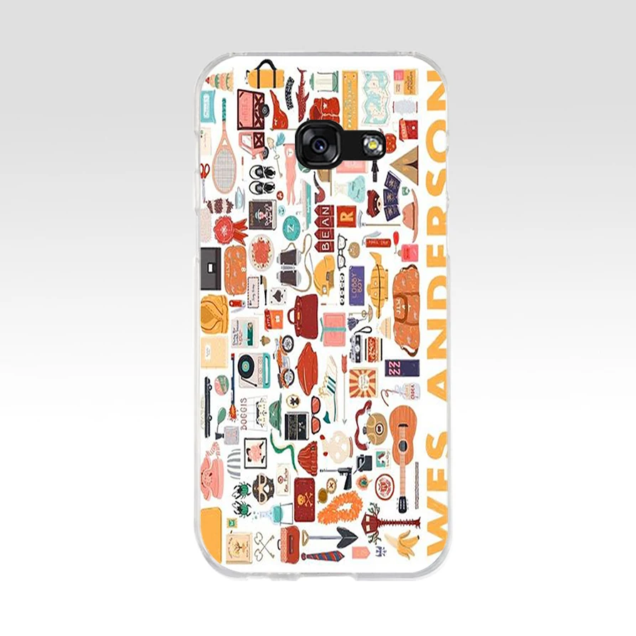 206AQ Wes Andersons Luggage Soft Silicone Tpu Cover phone Case for Samsung galaxy a3 a5 2016 2017 a6 A8 2018 | Мобильные телефоны и