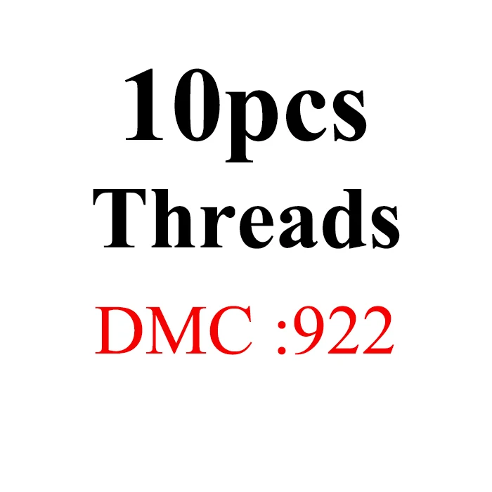 Снеговик, рукоделие вышивка 1,2 м разноцветная опция DMC893-926 10 шт./партия вышивка крестиком хлопковое шитье, моток пряжи вышивка нить - Цвет: 1.2mthread-DMC922