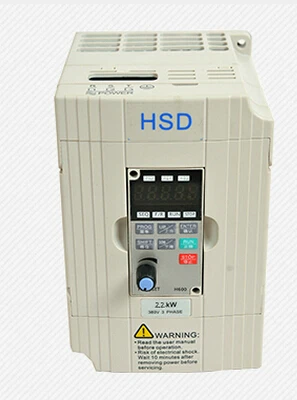 2.2kw однофазный вход на 380В выход трехфазный инвертор драйвер VFD хорошее состояние