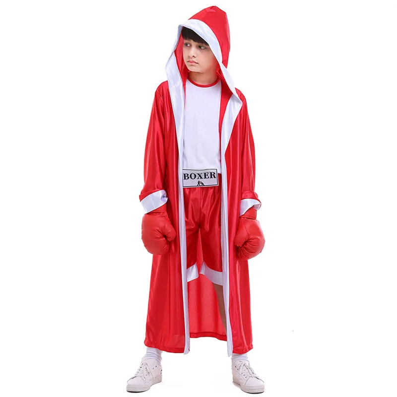 Костюмы на Хэллоуин для мальчиков спортивная одежда костюм-боксер униформа
