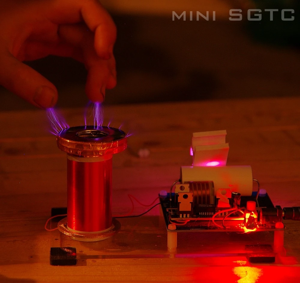 Tesla coil Удивительный мигающий генератор Маркс обучающий эксперимент|generator