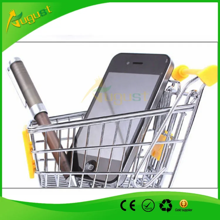 artwares Cute Cart Mobile Phone Holder Pen Mini Supermarket office Handcart Shopping Utility | Автомобили и мотоциклы