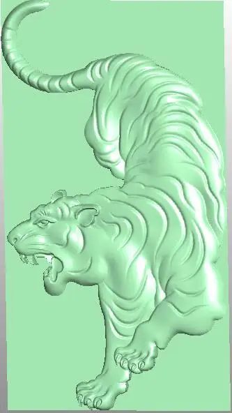 

Tiger2 3D file in STL format relief for cnc router carving artcam