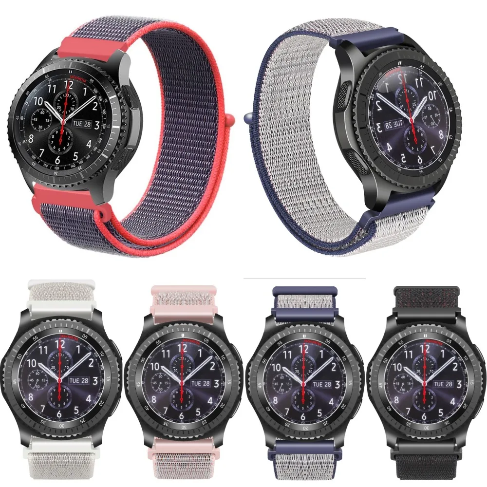 Быстросъемный нейлоновый ремешок 22 мм 20 для Xiaomi Amazfit Bip Pace на запястье нейлоновая