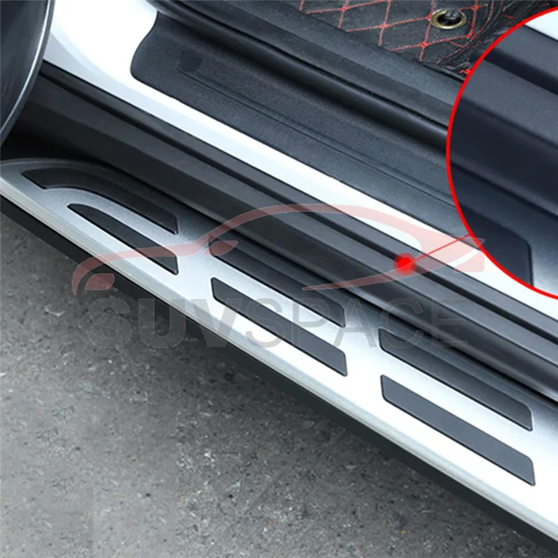 Подходит для KIA Sportage 2016 2017 2018 новый стиль алюминиевая боковая ступенчатая Беговая
