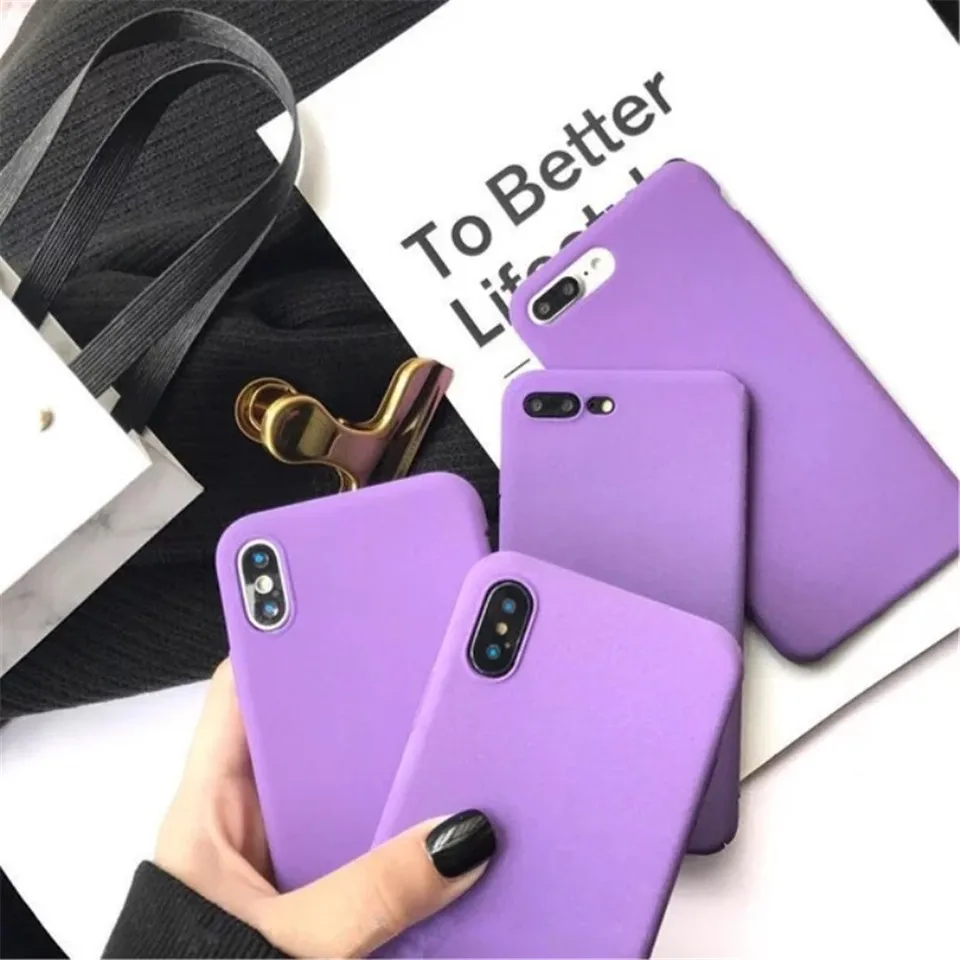 Модный футляр фиолетового цвета для Huawei Honor 8 9 Lite чехол с полной защитой матовый