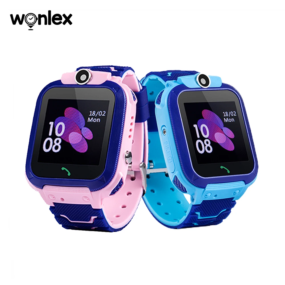 Wonlex новая версия GW600S GPS Детские умные часы 1 44 дюйма цветной сенсорный экран