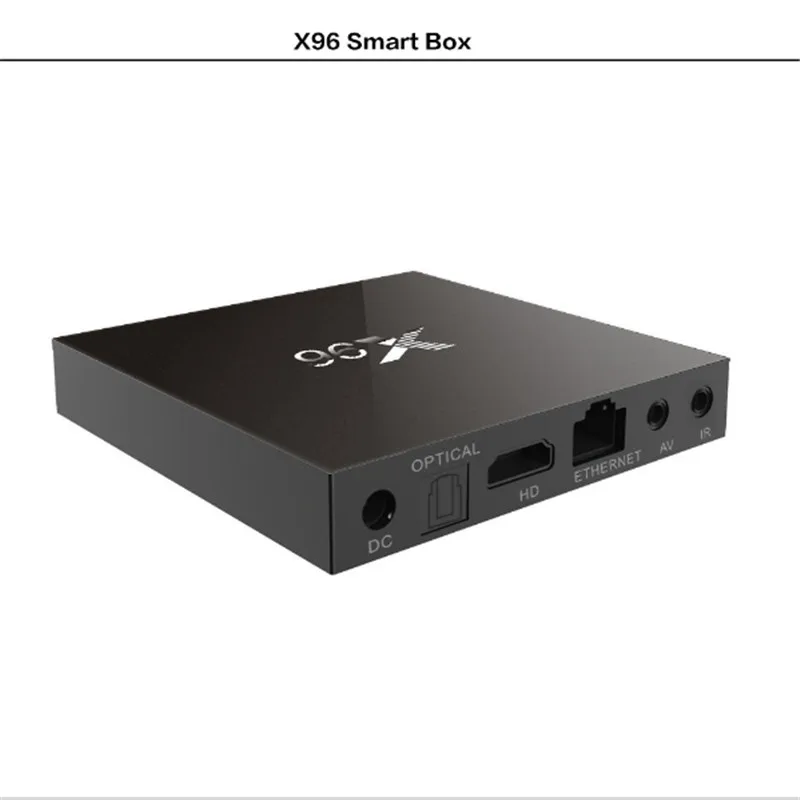 10 шт. Новый лучший s905x Amlogic tv box x96 с android 6.0 части коробка коди 16.1 2 ГБ бежал и 16
