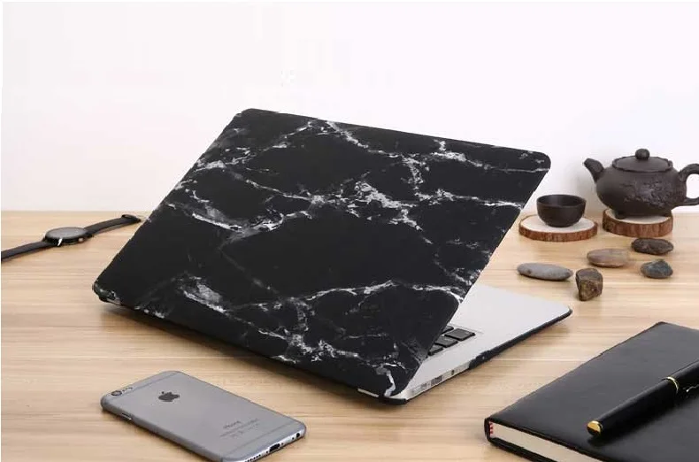 Тонкий чехол для Macbook Air 13 ноутбука A1466 Жесткий ПК с мраморным камнем Mac Book 13|Сумки и