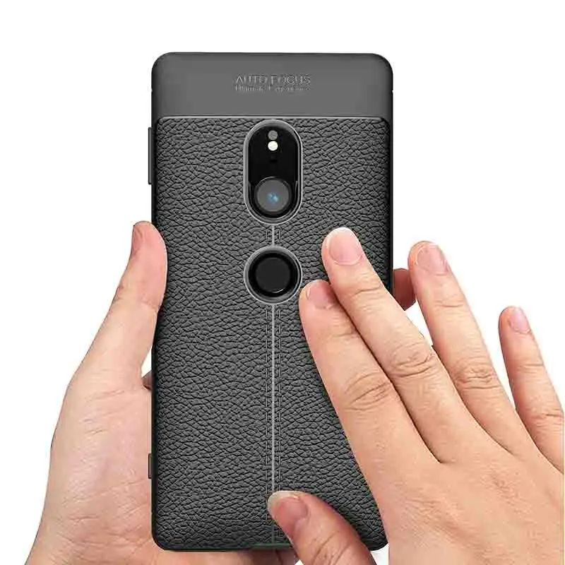 2PCS For Sony xperia XZ2 Case Luxury Ultra-Thin Soft TPU Design Cases xperiaXZ2 | Мобильные телефоны и аксессуары