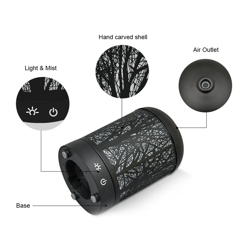 Увлажнитель воздуха эфирные масла диффузор ароматерапия ультразвуковая