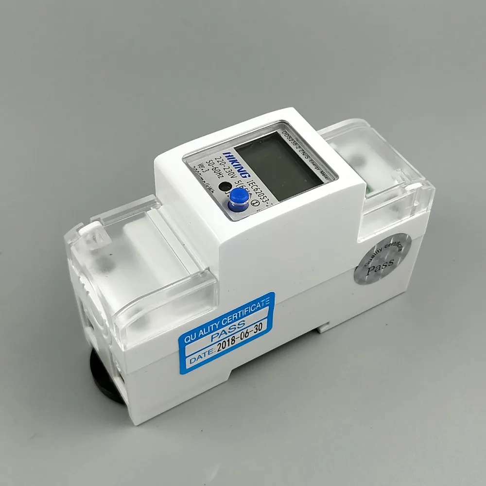 5(65) 220 в 230 В 50 Гц 60 Гц Напряжение тока DDS238-2 ZN/S однофазный din-рейку кВт-ч Ватт час счетчик энергии с RS485 MODBUS-RUT