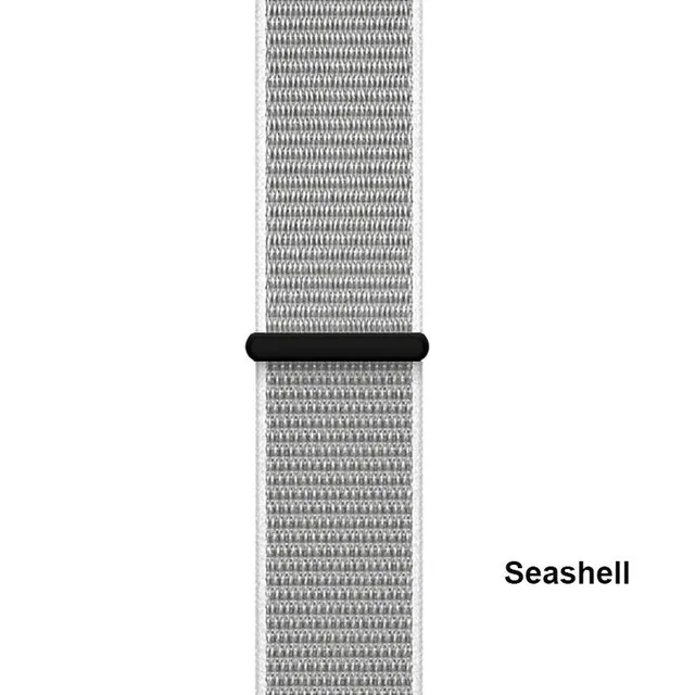 seashell SIKAI 20 мм нейлоновый ремешок для часов спортивные часы тканый ремень для Huami Aamazfit Молодежный ремешок для часов для Amazfit Bip Bit Молодежный выпуск - Цвет: seashell