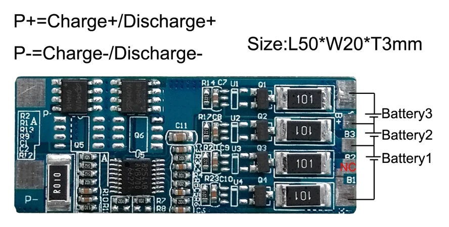 Защитный модуль 3S 8A BMS PCM PCB Защитная плата для литий ионного аккумулятора 11 1 В|battery