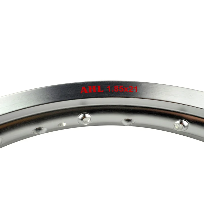 6061 Black / White Motorcycle Rim Aviation Aluminum Front Wheel Circle 1.85x21 36 Spoke Hole 185 x 21 1.85-21 High Strength Rims enlarge