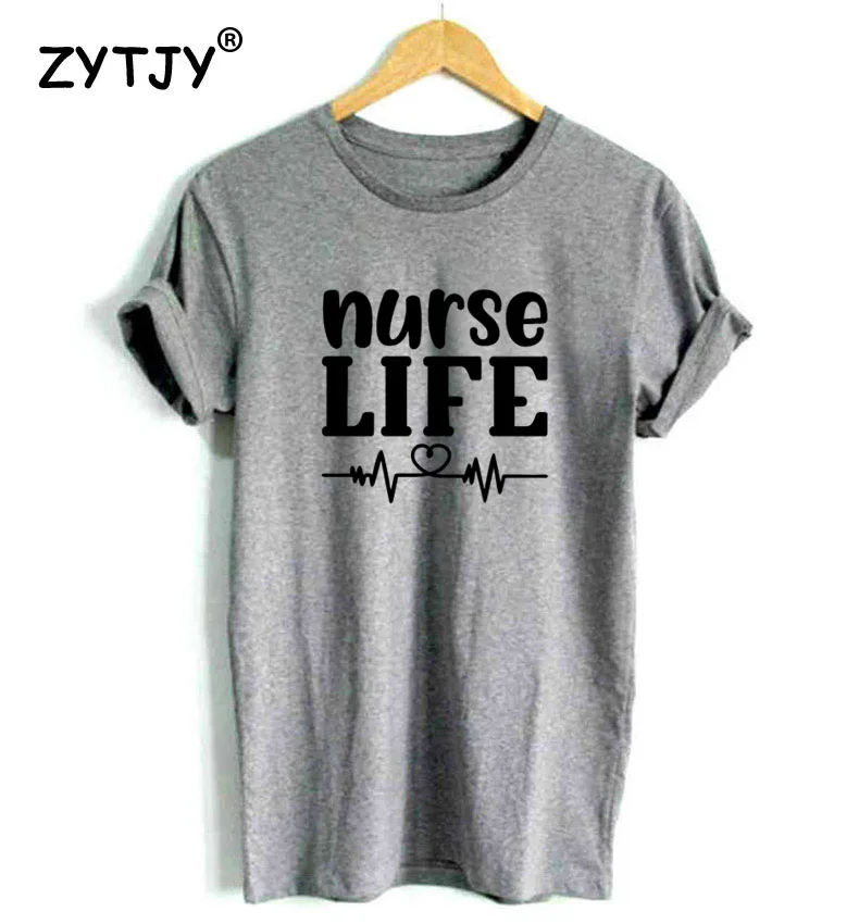 

nurse life heartbeat Women tshirt Cotton Casual Funny t shirt Lady Yong Girl Top Tee Higher Quality Drop Ship S-471