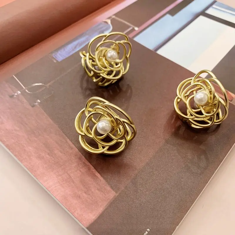 2019 элегантная Роскошная заколка для волос с цветами и жемчугом|Шпильки заколки