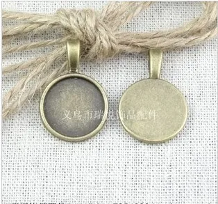 

Free Shipping(A3084) 16mm round DIY bronze Cameo Settings Alloy Cork Base Making Charm Pendant Jewelry Accessories Findings