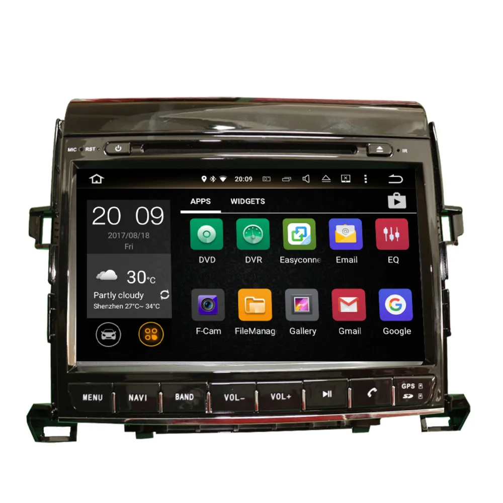 2 Din Android 8 0 Восьмиядерный 4 Гб ОЗУ Автомобильный GPS навигатор для Toyota Alphard 2007 2014 CD DVD