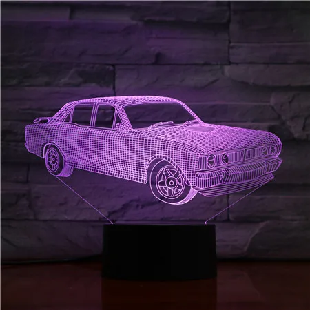 Подарки папе 3D лампа с изменением 7 цветов удивительная визуализация акриловая