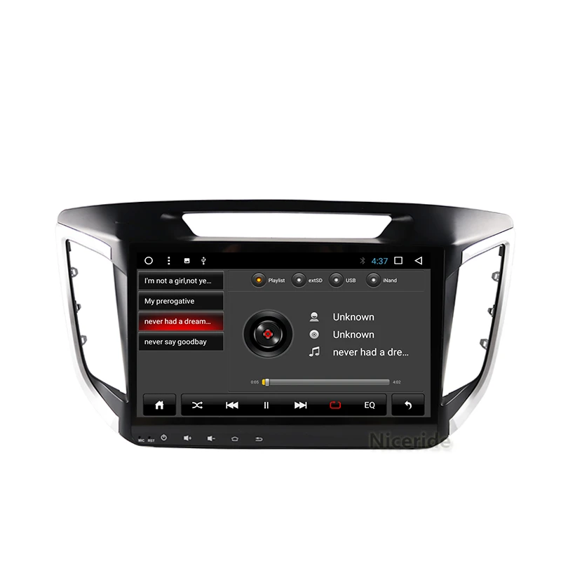 10 1 дюймов Android 7 автомобильный dvd плеер gps навигация для hyundai Creta ix25 Автомагнитола