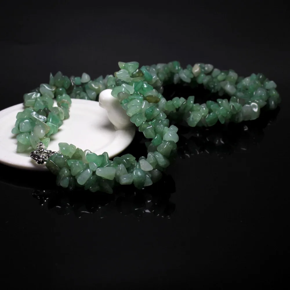 Новинка оптовая продажа 3 типа женское модное ожерелье натуральный гравий лунный