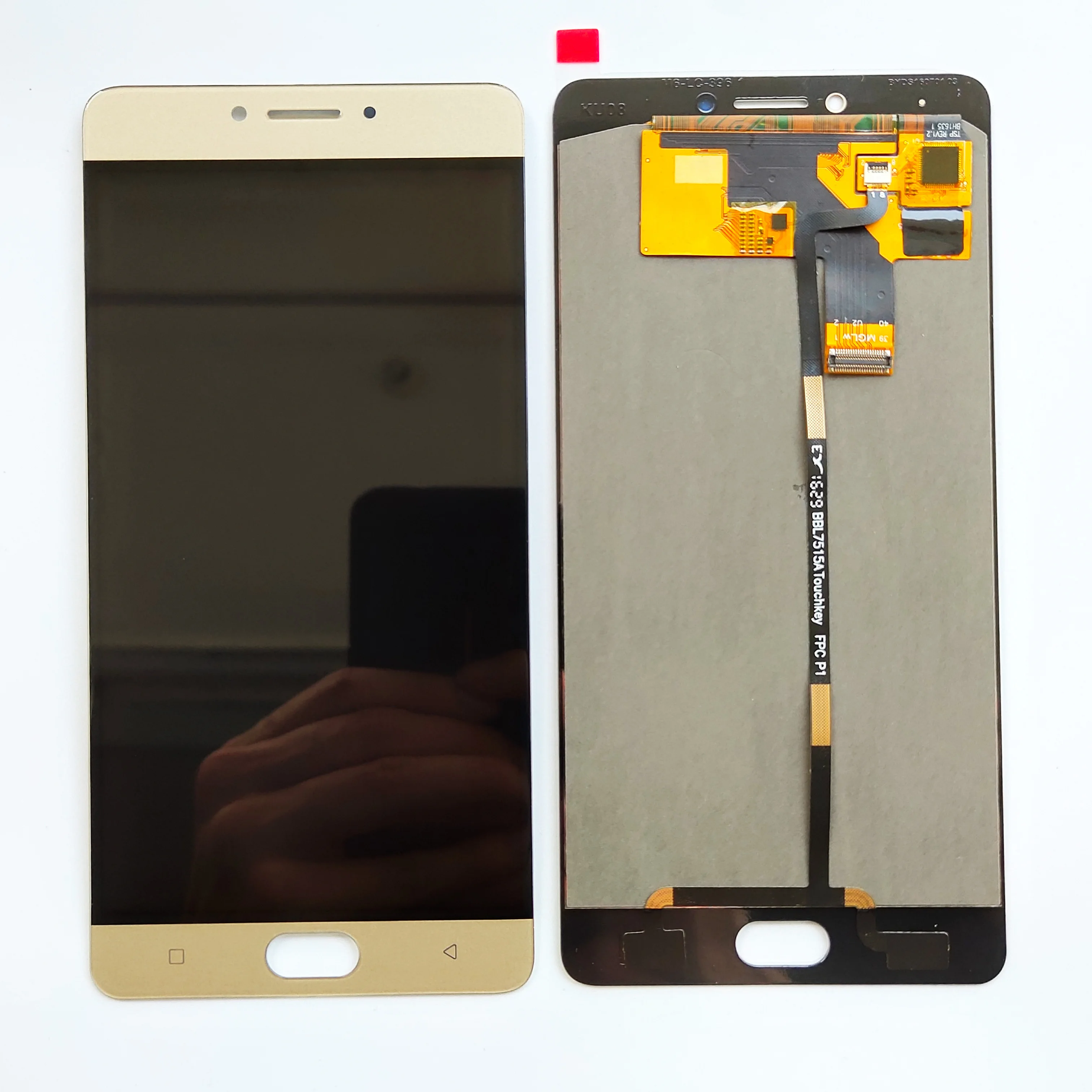 Золотистый 5 дюймовый для GiONEE QMobile M6 GN8003 LCD дисплей кодирующий преобразователь