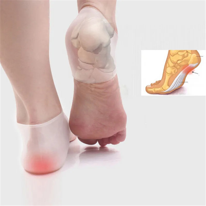 1 пара силиконовые носки унисекс для защиты пятки|silicone foot heel|heel protectsilicone |