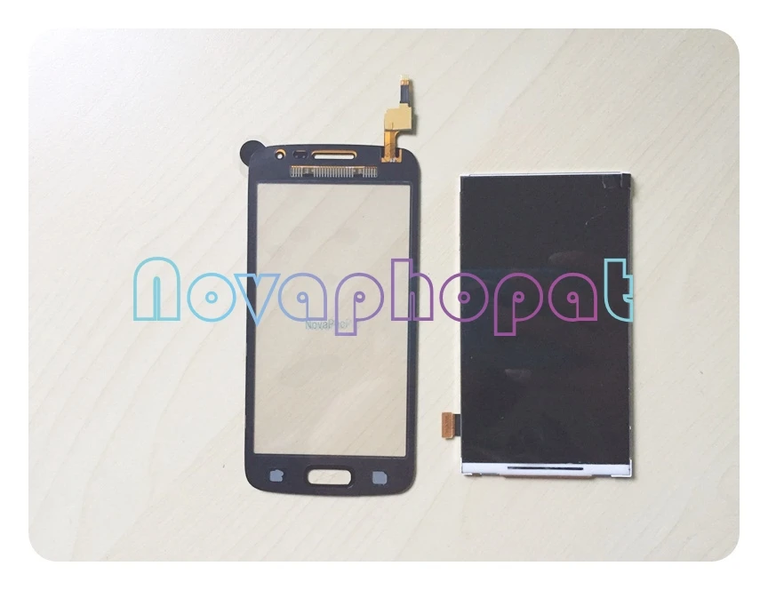 Novaphopat pantalla LCD pantalla + Digitalizador de pantalla t&aacute;ctil Sensor para Samsung Galaxy Core 4G LTE G386 G386F reemplazo + n&uacute;mero de seguimiento-0