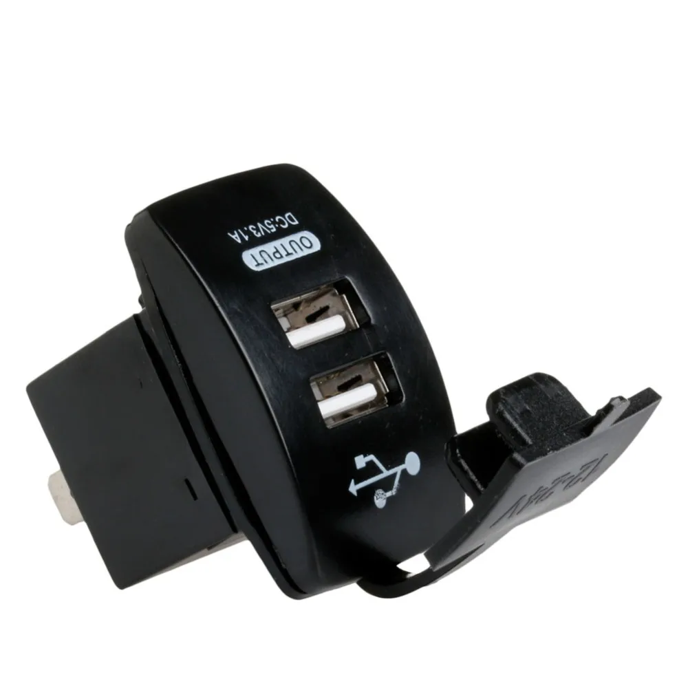 1 шт. устройство для автомобиля с двумя портами USB сигарет 12V зажигалка розетка