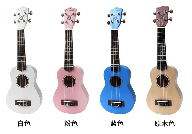 

Ukulele 21" Acoustic Ukelele Spruce Ukulele 4 Strings Guitar Guitarra Instrument with Built-in EQ Pickup