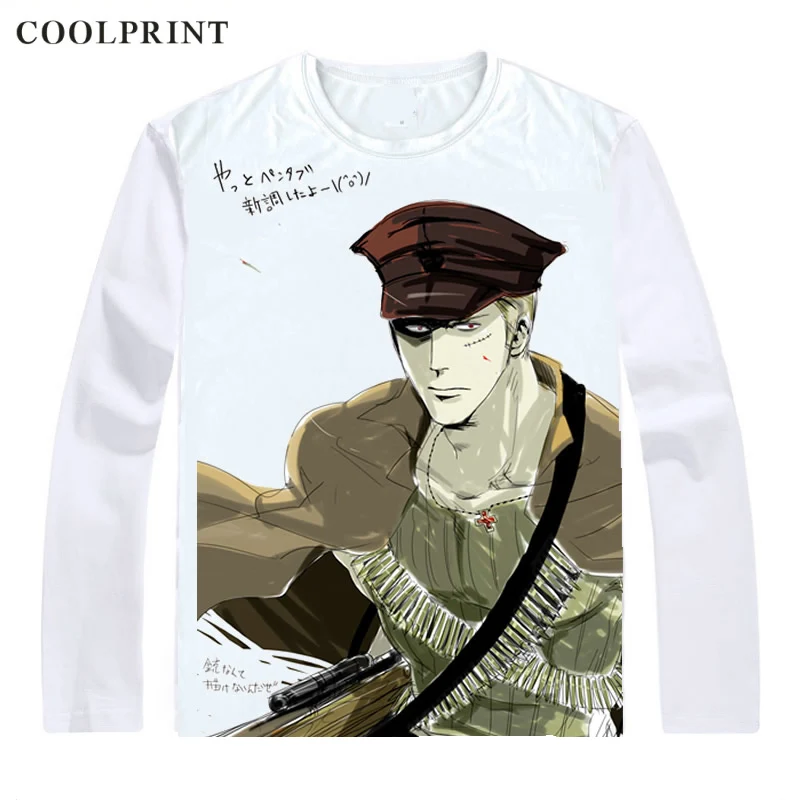 Немецкая футболка Coolprint G8 с немецким человеком Мужская Axis Powers Hetalia повседневная