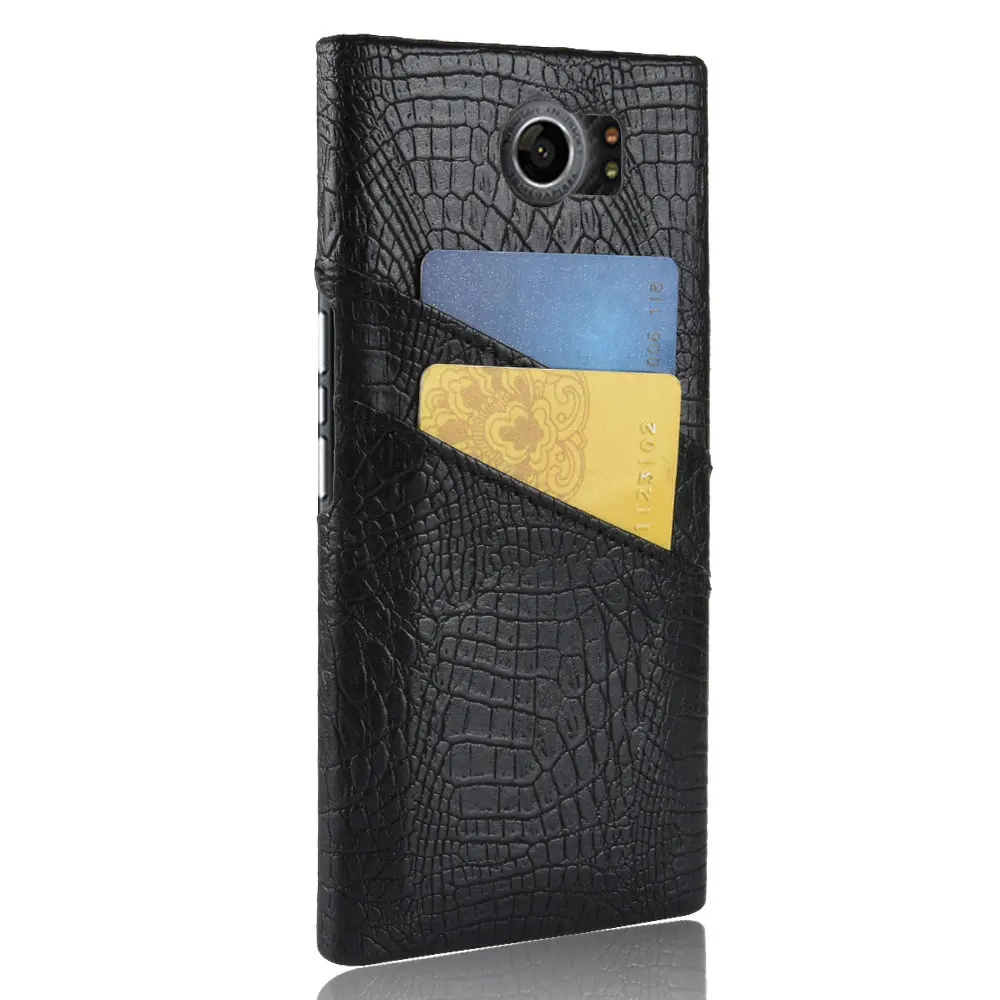 Phone Cases For Blackberry Priv 5.4&quot Luxury Crocodile Skin Case Fashion PU leather Accessories Cover with Card Pocket |