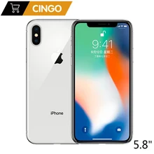 Apple iPhone X 3 ГБ ОЗУ 64 Гб 256 Гб ПЗУ 5," iOS Hexa core 12,0 МП Двойная Задняя камера разблокированный 4G LTE мобильный телефон