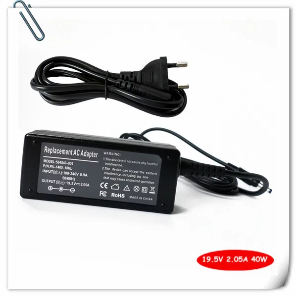 

Laptop Ac Adapter Charger for HP Mini 210-1000 210-1010NR 210-1076NR 210-2145DX 584540-001 Notebook Power Supply Cord 40w