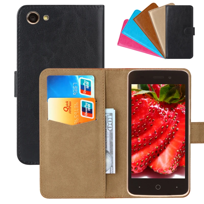 

Luxury Wallet Case For DEXP Ixion X245 Rock mini PU Leather Retro Flip Cover Magnetic Fashion Cases Strap