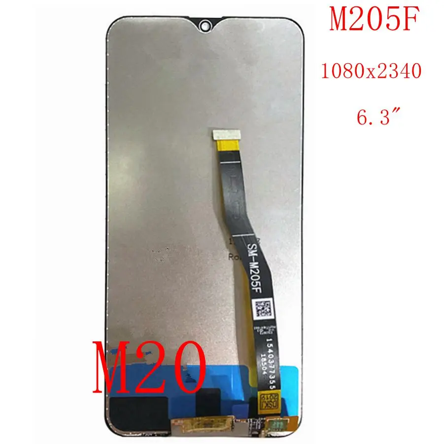 6 3 '񟭓 для Samsung Galaxy M20 SM M205 M205F/DS M205G ЖК дисплей с сенсорным экраном|Экраны