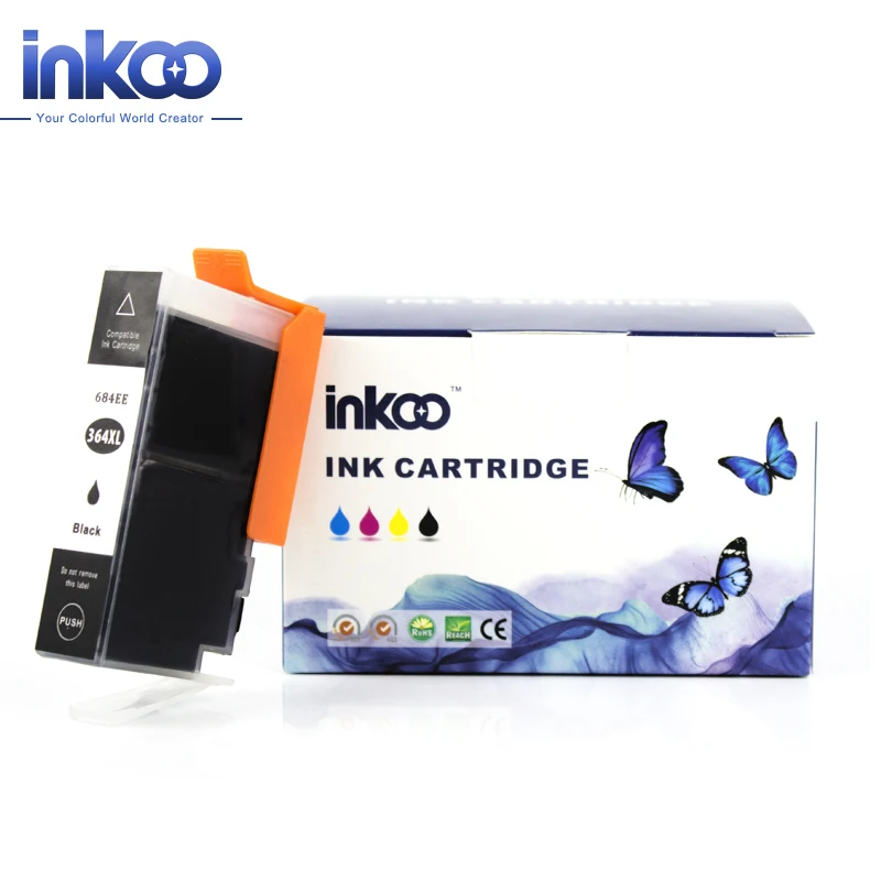 Inkoo 5PK 364XL картридж совместимый для HP 364 картриджи XL Deskjet 3070A Photosmart 5510 6510 C510a