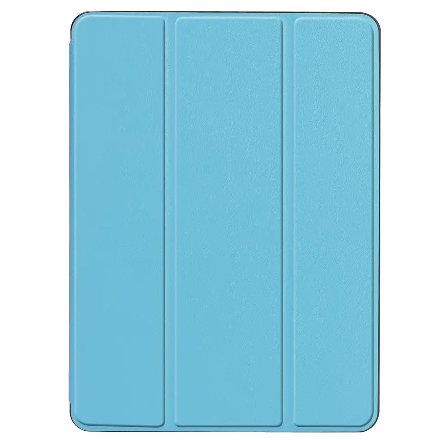 blue Умный тонкий ТПУ кожаный чехол для нового iPad Air 3 10,5 дюйма с карандашом-держателем для ipad pro 10,5 Чехол+ пленка+ ручка - Цвет: blue