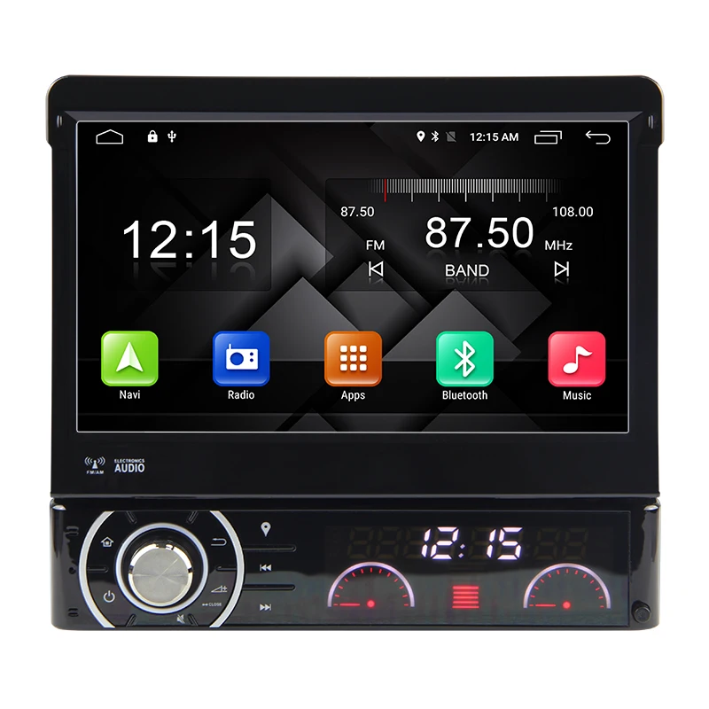 7 &quotAndroid 6.0.1 один 1 Din автомобильный Радио DVD GPS навигация Центральный Мультимедиа
