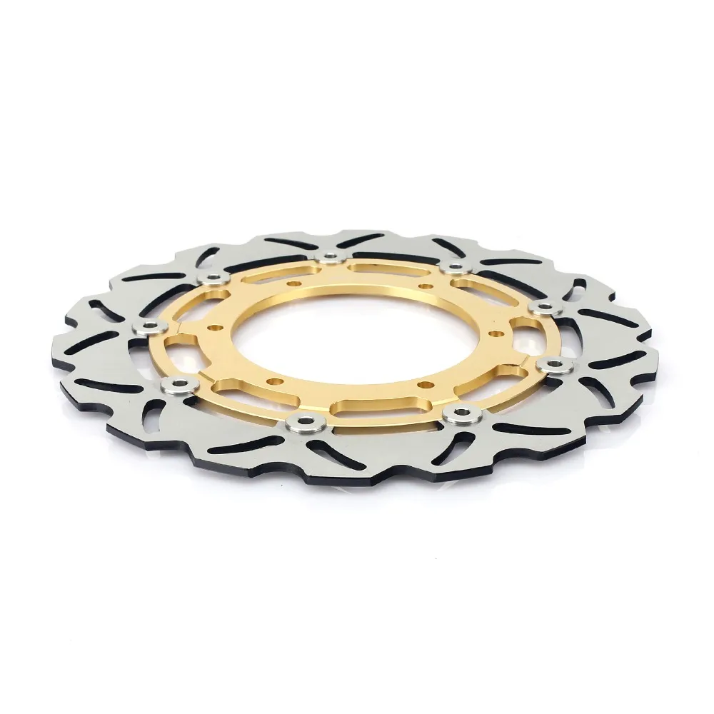

BIKINGBOY Front Brake Disk Disc Rotor Wave Set For Yamaha WR250X 2008 XVS 950 V-Star Tourer 2009 2010 2011 2012 2013 2014