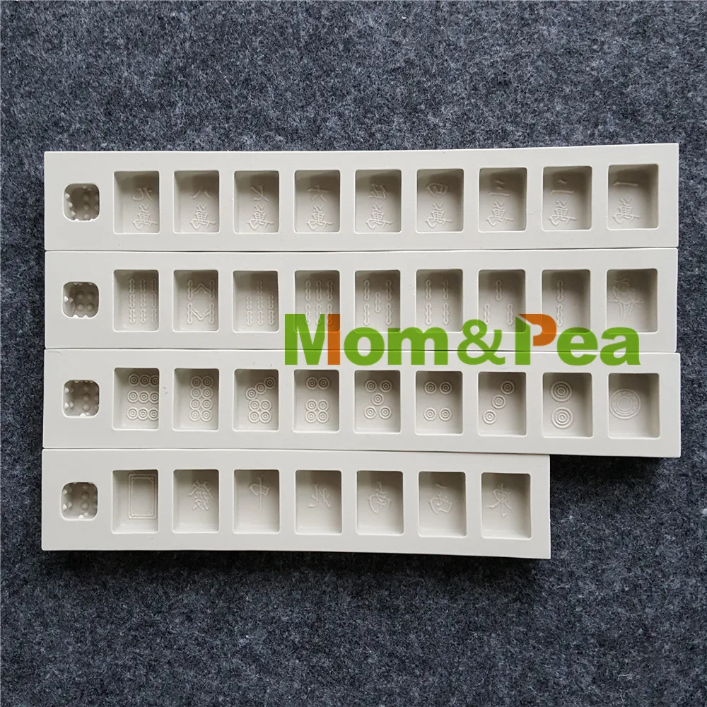 Силиконовая форма в форме Маджонга Mom & Pea MPB0063 украшение для торта 3D мастики