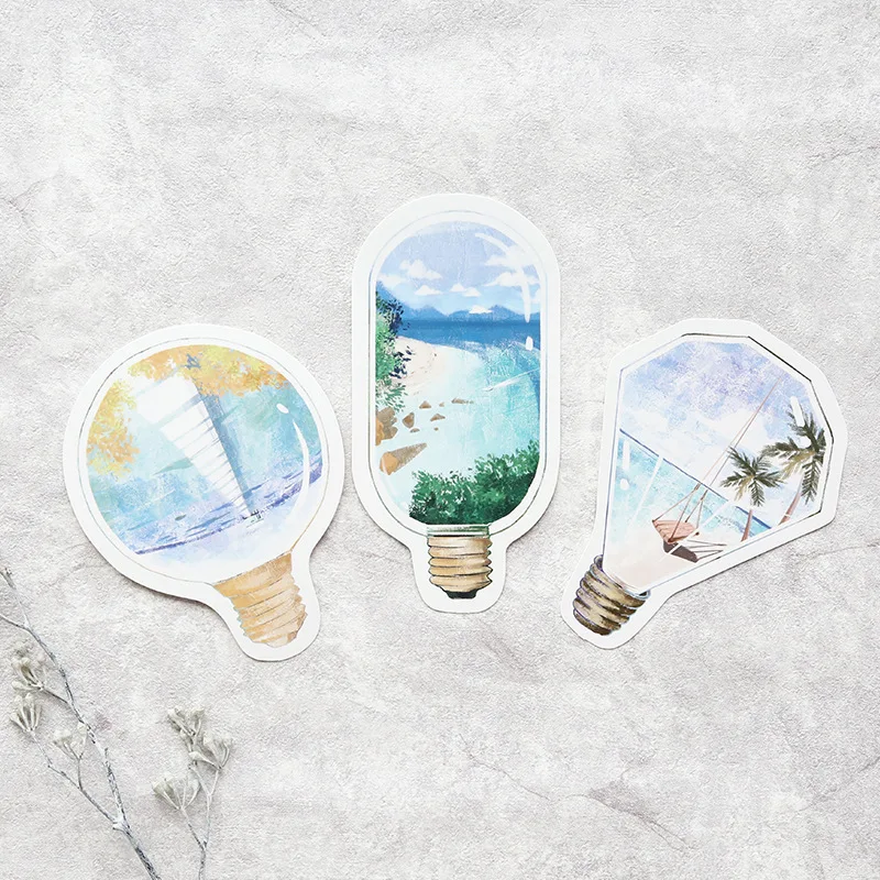 30 шт. карта в стиле little world in bulb многофункциональная для скрапбукинга приглашения