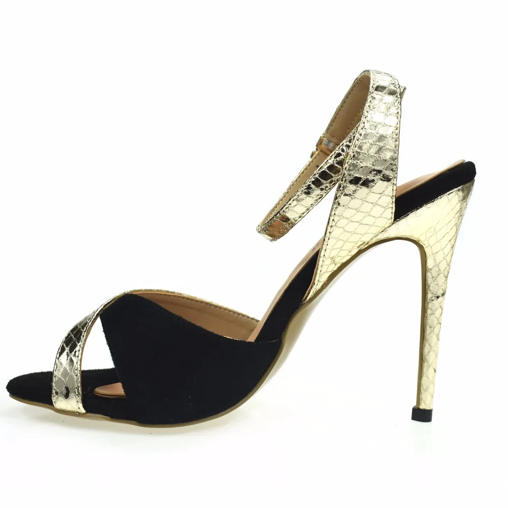 Женские летние туфли на высоком каблуке с пряжкой щиколотке | Обувь