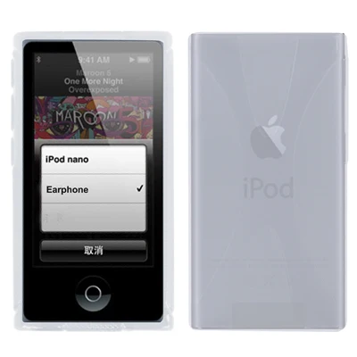 Распродажа прозрачный корпус для iPod nano 7 однотонный защитный чехол из ТПУ 7|case