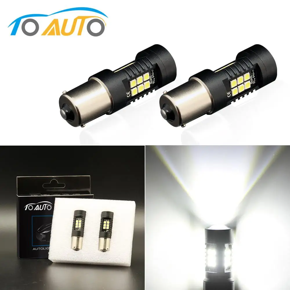 

2 шт. 1156 BA15S P21W светодиодный BAU15S PY21W 1157 BAY15D P21/5 Вт светодиодный лампы автомобиля сигнала поворота Стоп-сигнал Фары заднего хода авто светодиод...